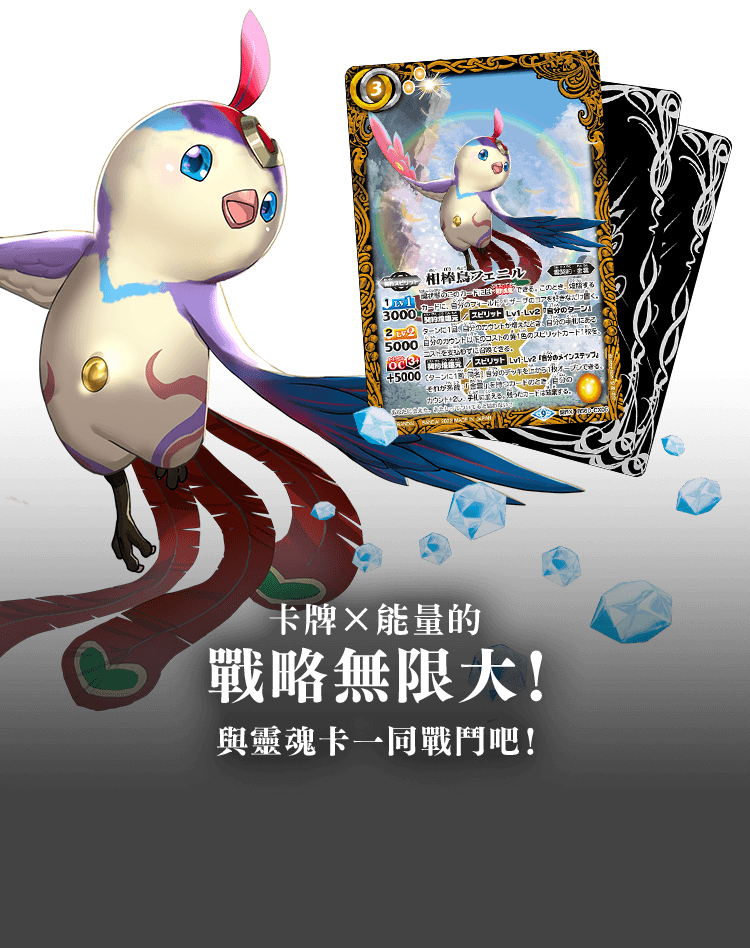 卡牌×能量的戰略無限大！與靈魂卡一同戰鬥吧！